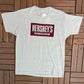 Hershey's Milk Chocolate Graphic Tee | Size X-Large | Vintage 1990s Candy Promotional Grey T-Shirt | Made in USA |