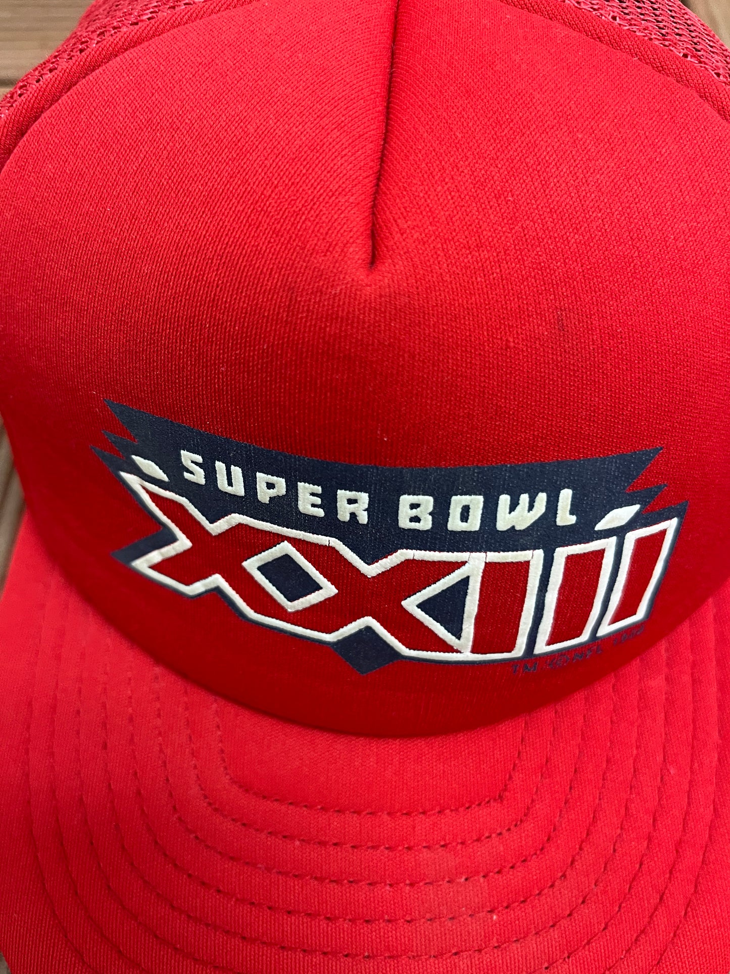 Super Bowl XXIII San Francisco 49ers vs. Cincinnati Bengals Graphic Hat | Snap Back | Vintage 1980s NFL Football Cap |