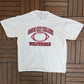 Grove City College Wolverines Football Graphic Tee | Size XX-Large | Vintage 1990s College Sports White T-Shirt | Free Shipping to USA|