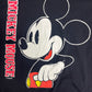 Mickey Mouse Graphic Tee | Size Large | Vintage 1990s Disney Cartoon Black T-Shirt |