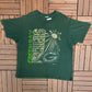 Green Bay Packers Graphic Tee | Size XX-Large | Vintage 1990s NFL Football Single Stitch Distressed Green T-Shirt |