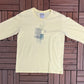 Nike Graphic Tee | Size Large | Vintage 2000s Nike Silver Tag Long Sleeve Yellow T-Shirt | Made in Mexico | Free Shipping to USA |