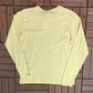 Nike Graphic Tee | Size Large | Vintage 2000s Nike Silver Tag Long Sleeve Yellow T-Shirt | Made in Mexico | Free Shipping to USA |