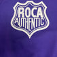 Roca Authentic Graphic Crewneck | Size XX-Large | Vintage 1980s Branded Promotional Purple Sweatshirt |