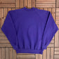 Roca Authentic Graphic Crewneck | Size XX-Large | Vintage 1980s Branded Promotional Purple Sweatshirt |