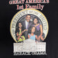 Barack Obama Great America's 1st Family Graphic Tee | Size X-Large | Vintage 2000s Democratic Promotional Black T-Shirt |