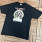Barack Obama Great America's 1st Family Graphic Tee | Size X-Large | Vintage 2000s Democratic Promotional Black T-Shirt |
