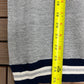 Michigan Wolverines Embroidered Graphic Crewneck | Size X-Large | Vintage 1990s College Sports Grey Sweater | Free Shipping to USA |