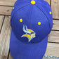 Minnesota Vikings Embroidered Graphic Hat | One Size Fits All With Snap Back | Vintage 2000s NFL Football Purple Cap | Free Shipping to USA|