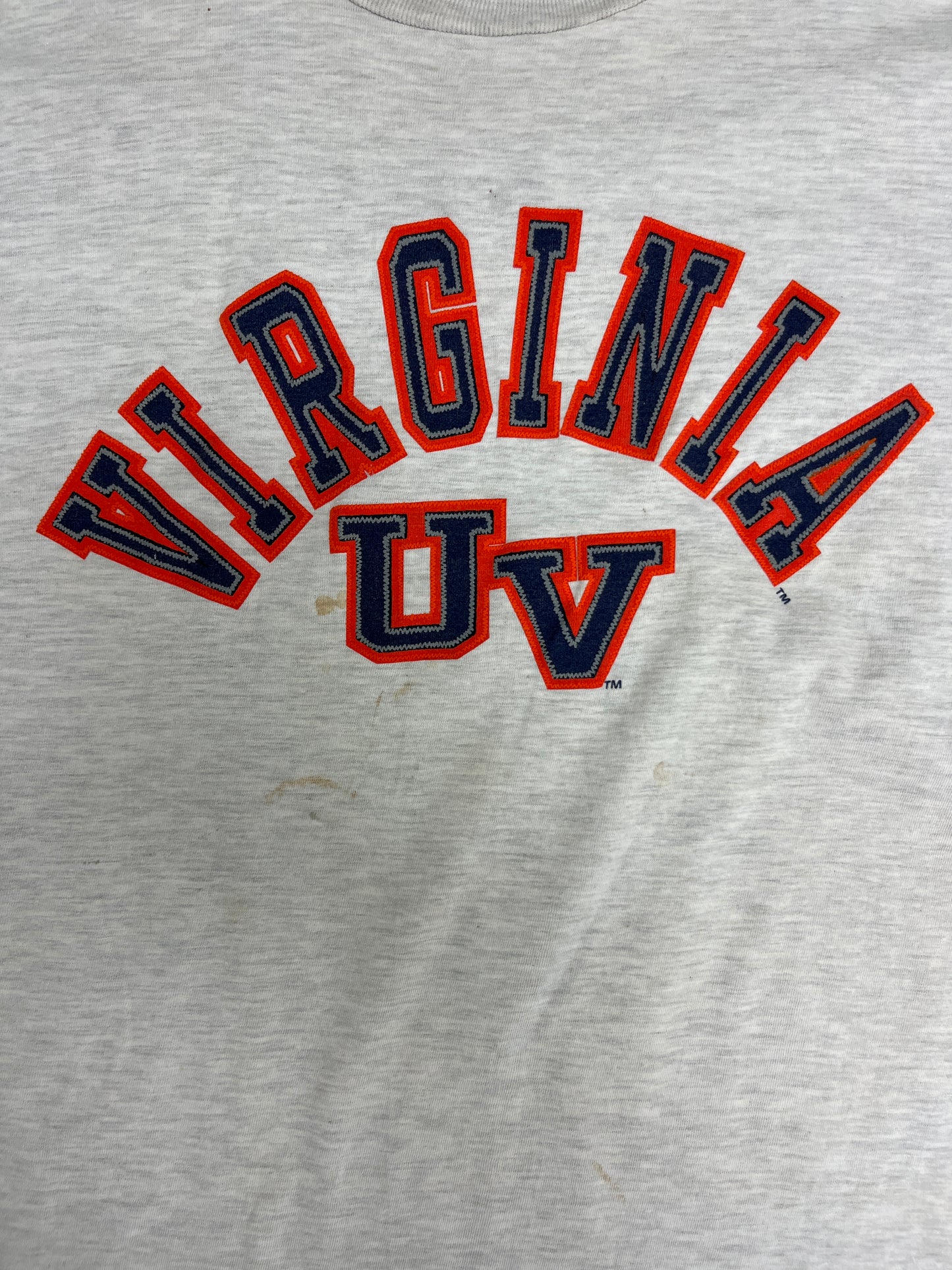 University of Virginia Cavaliers Graphic Tee | Size XX-Large | Vintage 1990s College Grey T-Shirt | Made in USA | Free Shipping to USA |