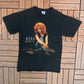 Reba Starting Over Graphic Tee | Size Medium | Vintage 1990s Country Music Black T-Shirt |
