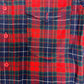Pendleton Pure Virgin Wool Grey Flannel Shirt | Size Large | Vintage 1990s Red Button Down | Made in USA |