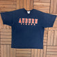 Auburn Tigers Spell Out Graphic Tee | Size X-Large | Vintage 2000s College Sports Blue T-Shirt | Free Shipping to USA |