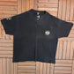 Harley Davidson Monroeville-Sandusky, Ohio Graphic Tee | Size XXXL | Vintage 2000s Motorcycle Biker Black T-Shirt | Free Shipping to USA |