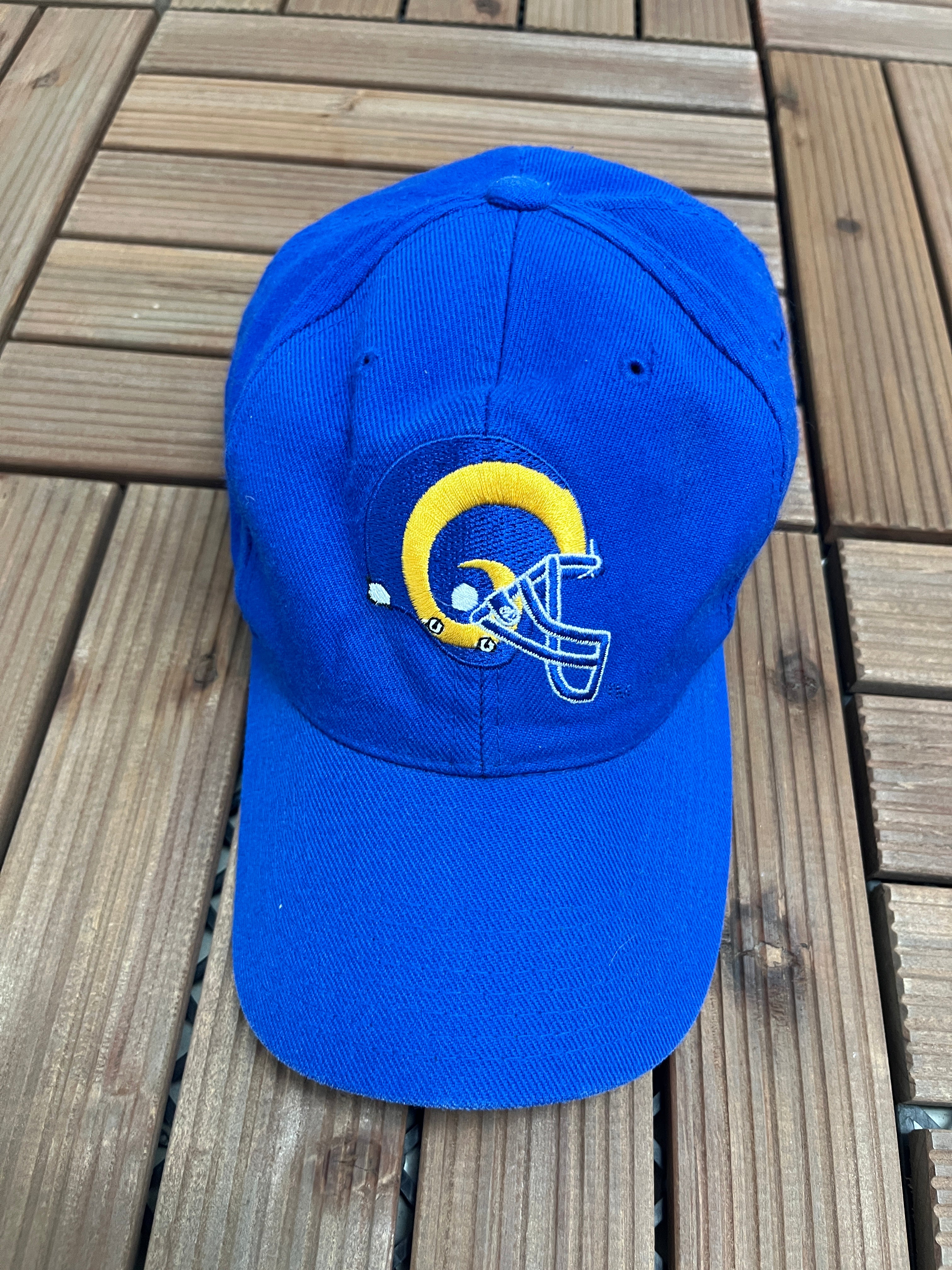 Late 90s St. Louis Rams Kids Snapback Hat Vintage 1990s Logo 7 