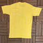 Atlanta Spell Out Graphic Tee | Size X-Large | Vintage 1990s Made in USA Yellow T-Shirt |