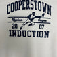 MLB Hall Of Fame Cooperstown Induction Graphic Crewneck | Size Large | Vintage 2000s Baseball White Sweater |