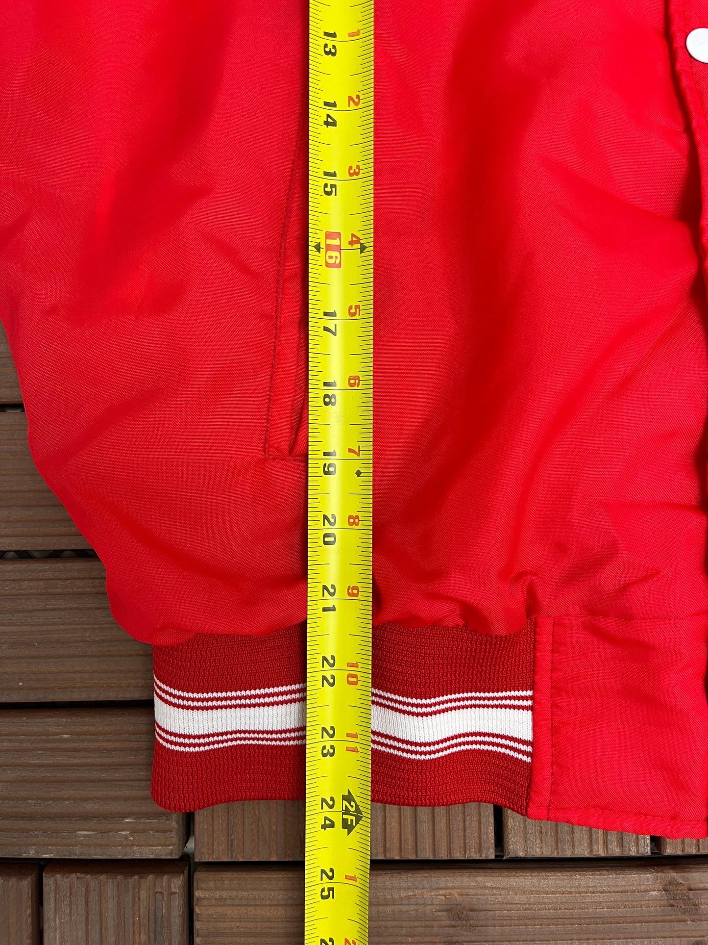 Lacroix Sports Nepean Graphic Jacket | Size Large | Vintage 1990s Varsity Style Bomber Jacket |