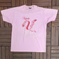 Nashville Music City Graphic Tee | Size X-Large | Vintage 1990s Made in USA Single Stitch Tourist Pink T-Shirt |