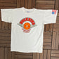 Buckeyes Airborne Division Graphic Tee | Size Large | Vintage 1990s Made in USA White T-Shirt |
