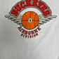 Buckeyes Airborne Division Graphic Tee | Size Large | Vintage 1990s Made in USA White T-Shirt |