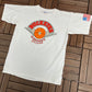 Buckeyes Airborne Division Graphic Tee | Size Large | Vintage 1990s Made in USA White T-Shirt |