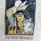 One With The Earth Graphic Tee | Size X-Large | Vintage 1990s Native White Single Stitch T-Shirt | Made in USA | Free Shipping to USA |