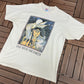 One With The Earth Graphic Tee | Size X-Large | Vintage 1990s Native White Single Stitch T-Shirt | Made in USA | Free Shipping to USA |