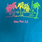 Hilton Head, South Carolina Graphic Tee | Size X-Large | Vintage 1990s Tourist Blue T-Shirt |