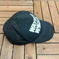 Wayne's World Graphic Hat | Snap Back | Vintage 1990s Comedy Film Promotional Black Cap |