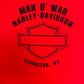 Harley Davidson Lexington, Kentucky Graphic Tee | Size X-Large | Vintage 2000s Biker Red T-Shirt |
