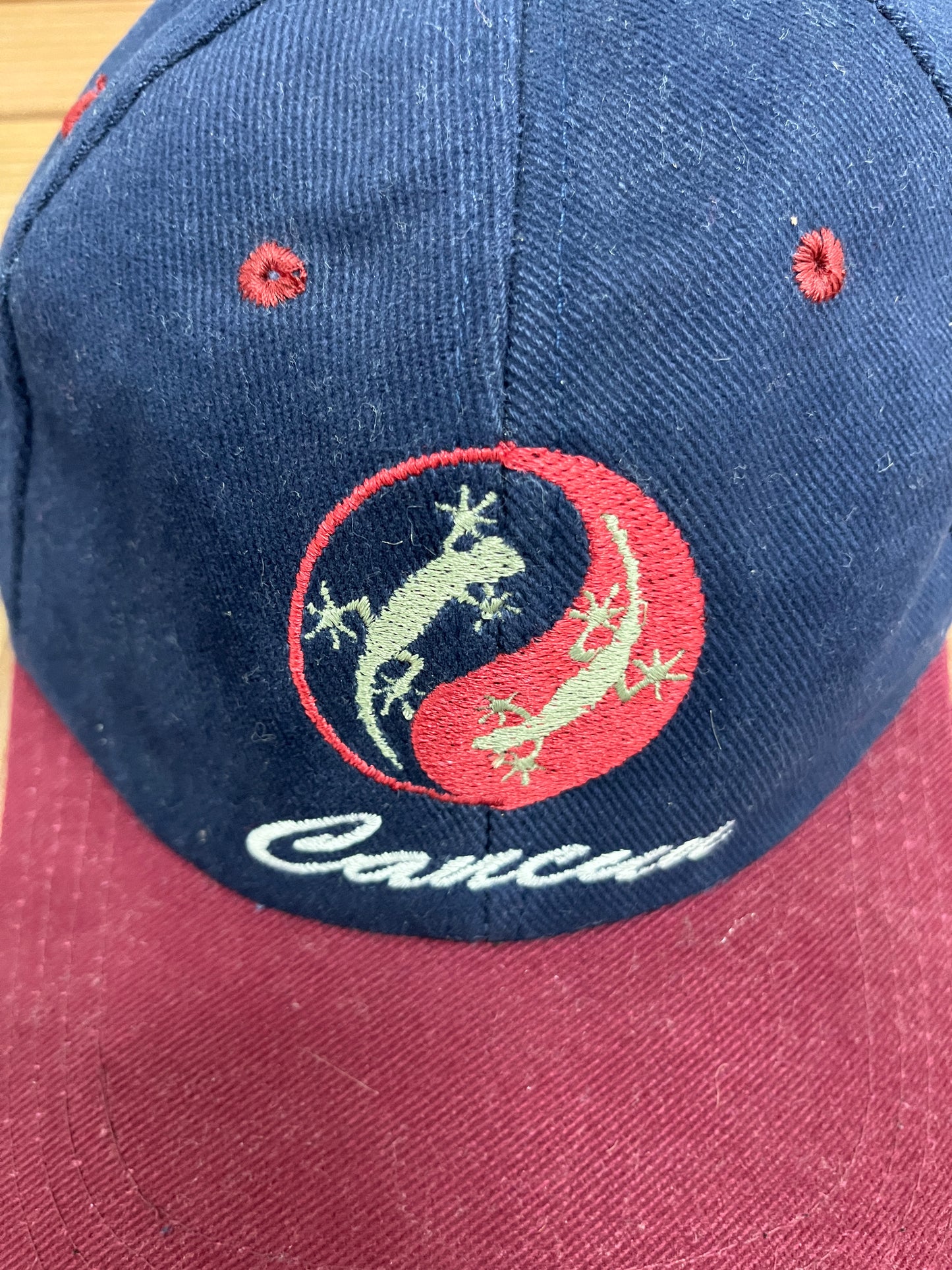 Cancun, Mexico Embroidered Graphic Hat | Adjustable With Zip | Vintage 2000s Tourist Blue Cap | Free Shipping to USA |