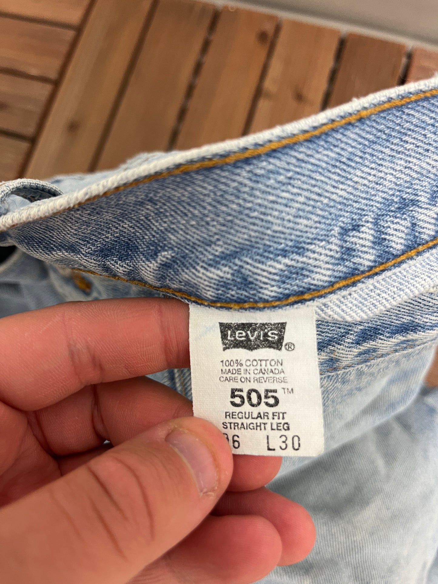 Levi Strauss & Co 505 Regular Fit Denim Jeans | Size 36 x 30 | Vintage 2000s Levi's Medium Blue Jeans | Free Shipping to USA |