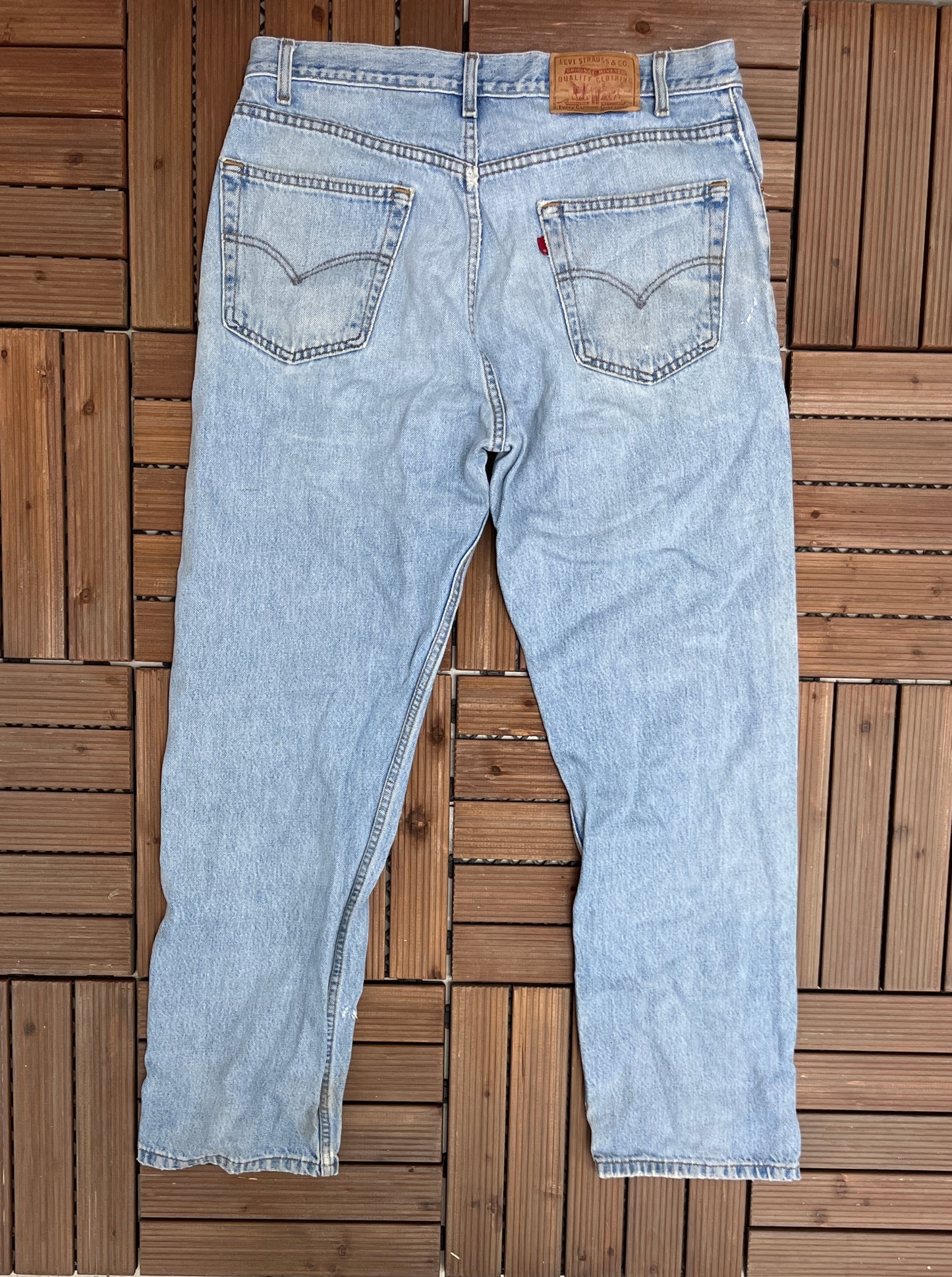 Levi Strauss & Co 505 Regular Fit Denim Jeans | Size 36 x 30 | Vintage 2000s Levi's Medium Blue Jeans | Free Shipping to USA |