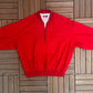 Dupont Racing Embroidered Graphic Windbreaker Jacket | Size X-Large | Vintage 1990s Racing Red Windbreaker Coat |