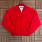 Dupont Racing Embroidered Graphic Windbreaker Jacket | Size X-Large | Vintage 1990s Racing Red Windbreaker Coat |