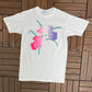 Maui, Hawaii Graphic Tee | Size Medium | Vintage 1990s Single Stitch White T-Shirt | Made in USA |