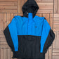 Atlanta Olympics 1996 Graphic Windbreaker | Size X-Large | Vintage 1990s Promotional Blue Windbreaker |