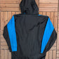 Atlanta Olympics 1996 Graphic Windbreaker | Size X-Large | Vintage 1990s Promotional Blue Windbreaker |