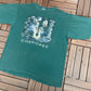 Cherokee Wolves Graphic Tee | Size X-Large | Vintage 1990s Single Stitch Animal Green T-Shirt | Made in USA | Free Shipping to USA |