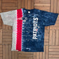 New England Patriots Graphic Tee | Size XX-Large | Vintage 2000s NFL Football Tie Dye T-Shirt |