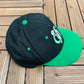 Boston Celtics Embroidered Graphic Hat | Snap Back | Vintage 2000s NBA Basketball Black Cap |