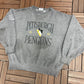 Pittsburgh Penguins Embroidered Graphic Crewneck | Size X-Large | Vintage 1990s NHL Hockey Grey Sweater |