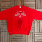 Boston Red Sox American League Graphic Crewneck | Size XX-Large | Vintage 2000s MLB Baseball Red Sweater |
