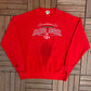 Boston Red Sox American League Graphic Crewneck | Size XX-Large | Vintage 2000s MLB Baseball Red Sweater |