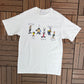 Warner Bros Characters Graphic Tee | Size Large | Vintage 1990s Single Stitch Cartoon White T-Shirt |