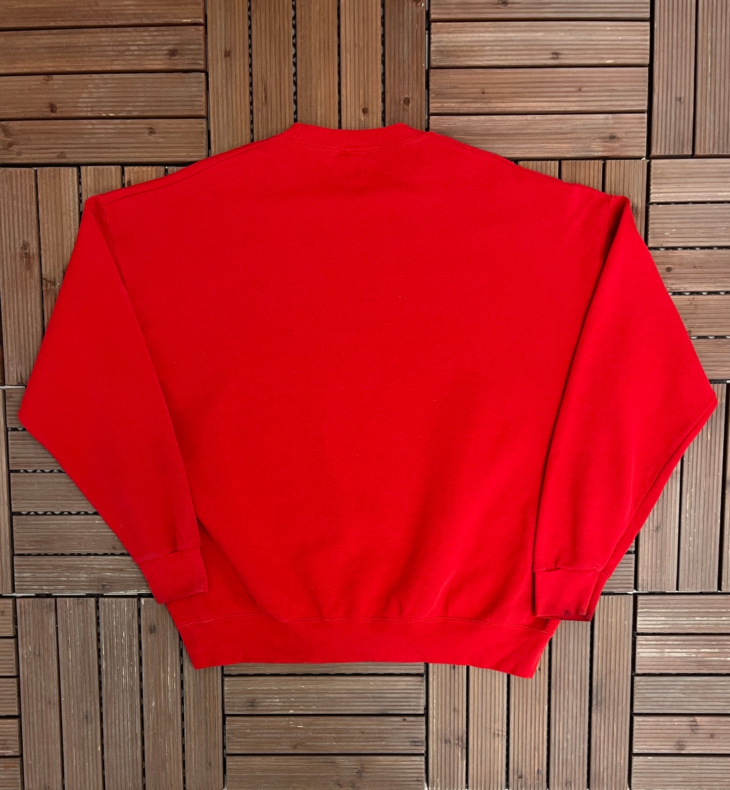 Boston Red Sox American League Graphic Crewneck | Size XX-Large | Vintage 2000s MLB Baseball Red Sweater |