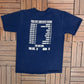 Penn State Nittany Lions Football Undefeated Season 1994 Graphic Tee | Size X-Large | Vintage 1990s College Football Blue T-Shirt |