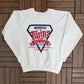Minnesota Twins AL West Champions 1987 Graphic Crewneck | Size X-Large | Vintage 1980s MLB Baseball White Sweater |