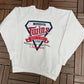 Minnesota Twins AL West Champions 1987 Graphic Crewneck | Size X-Large | Vintage 1980s MLB Baseball White Sweater |